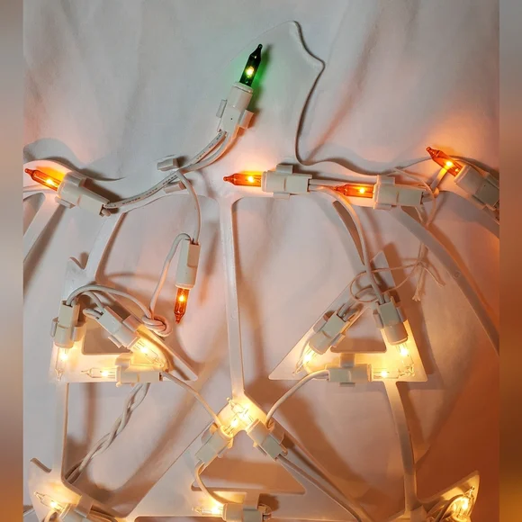 Lighted Halloween Pumpkin Window Wall Mounted Vintage 2001 Impact Plastics - Picture 2 of 6